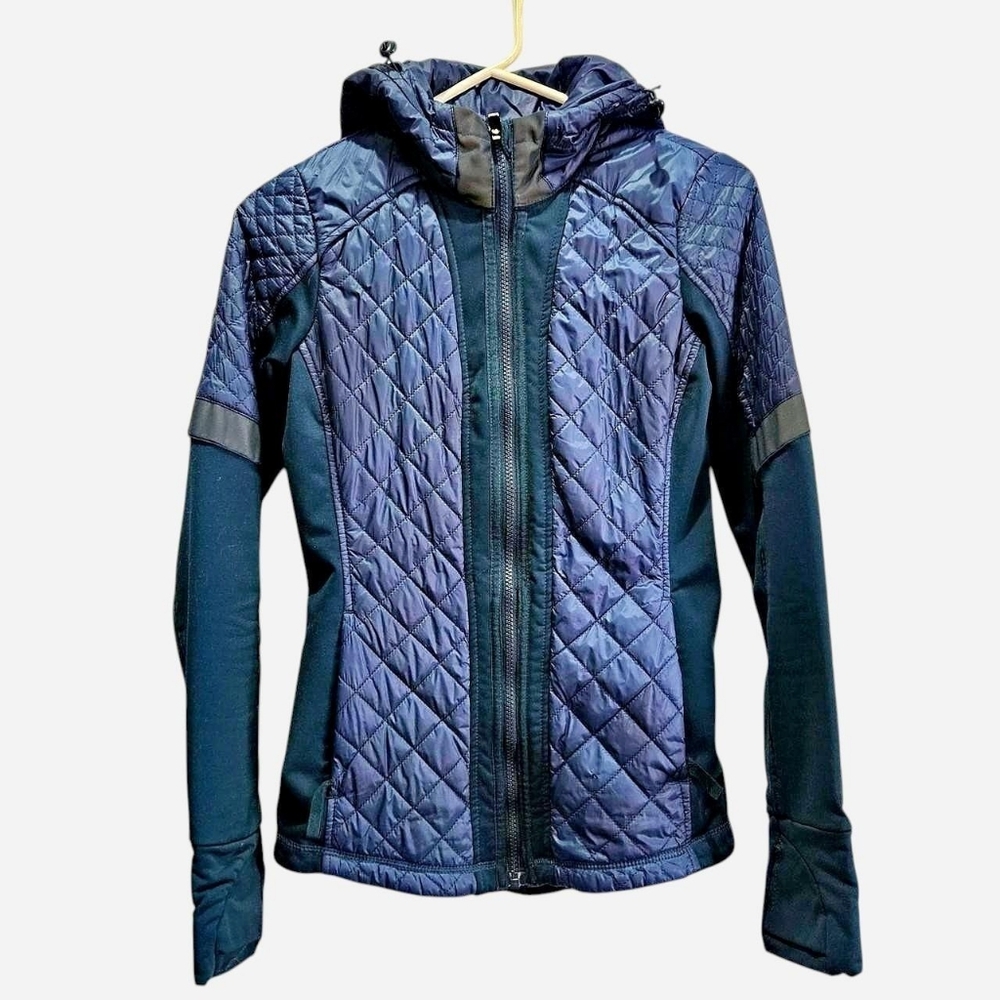 Athleta Quilted Full Zip Jacket